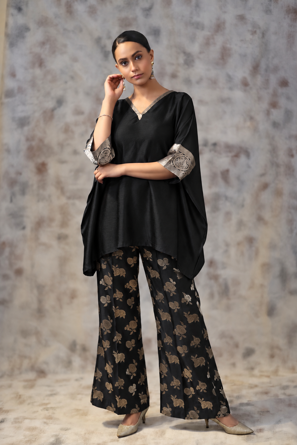 Kosh Silk Bellbottom Set