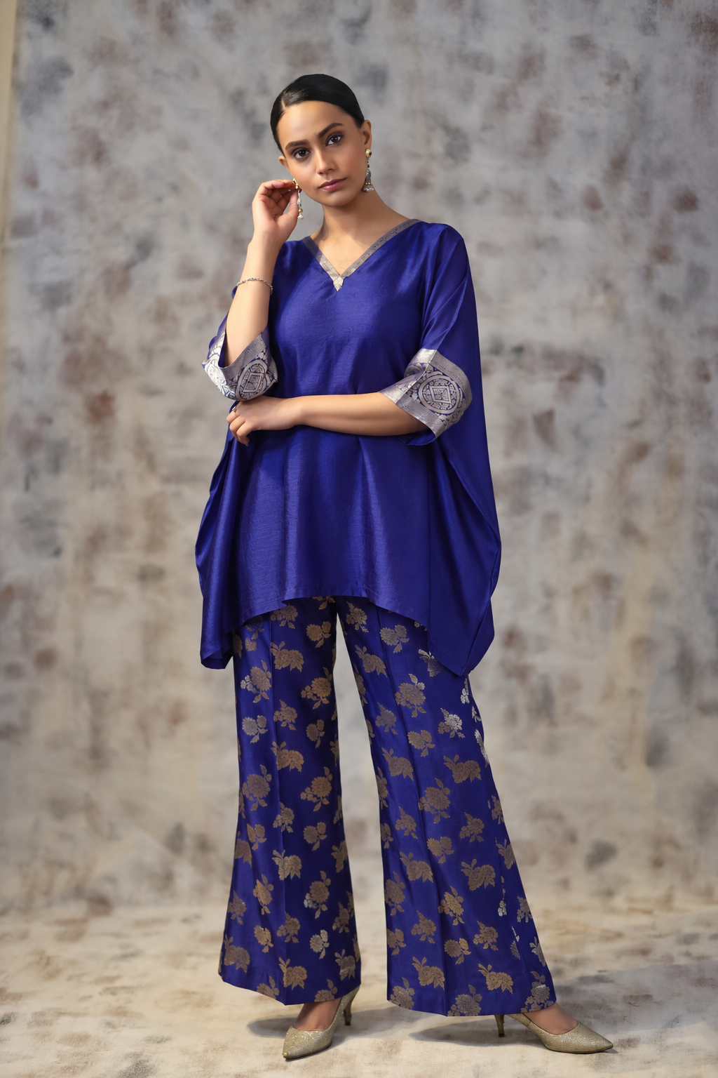 Kosh Silk Bellbottom Set
