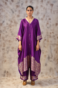 Kosh Silk Royal Collar Kaftan Set