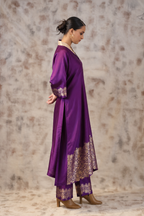 Kosh Silk Royal Collar Kaftan Set