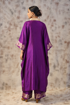 Kosh Silk Royal Collar Kaftan Set