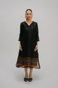 27. Bidri Kosh silk A-line kurta