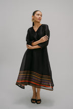 27. Bidri Kosh silk A-line kurta