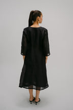 27. Bidri Kosh silk A-line kurta