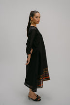 27. Bidri Kosh silk A-line kurta