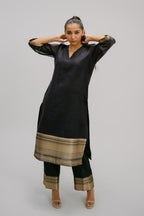 24. Bidri mull brocade kurta set
