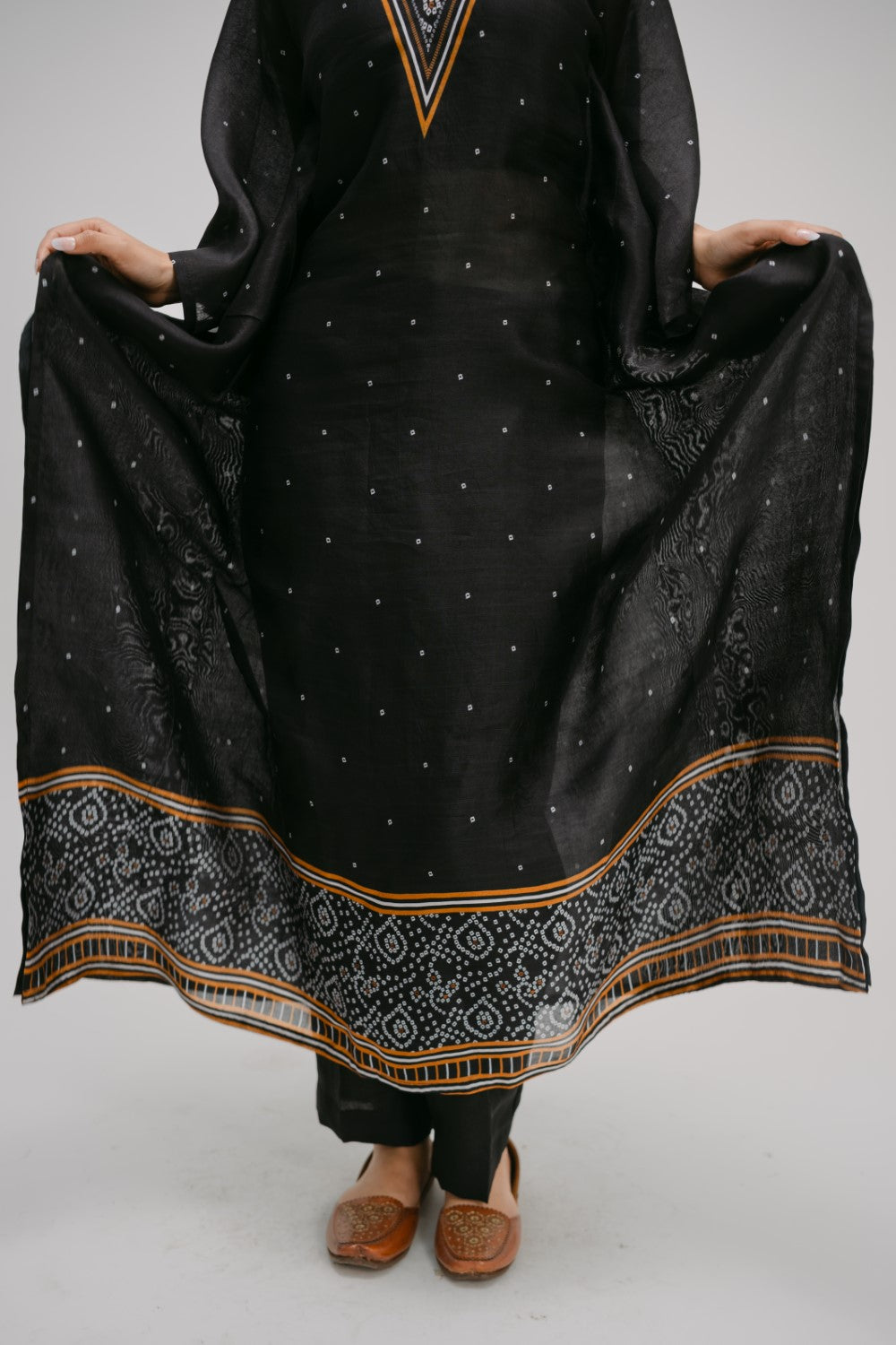 22. Bidri  Digitally Printed Kaftan