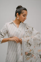 37. Tyohar organic linen suit set