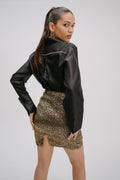 Bidri High Waist Mini Skirt