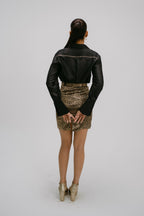 19. Bidri hgh waist mini skirt