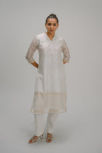 32. Tyohar mirror work silk kurta