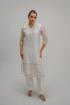 32. Tyohar mirror work silk kurta