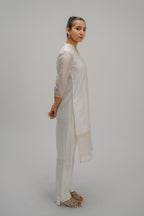 32. Tyohar mirror work silk kurta