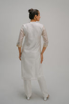 32. Tyohar mirror work silk kurta