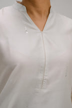 32. Tyohar mirror work silk kurta