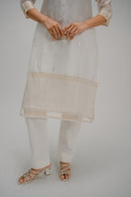 32. Tyohar mirror work silk kurta