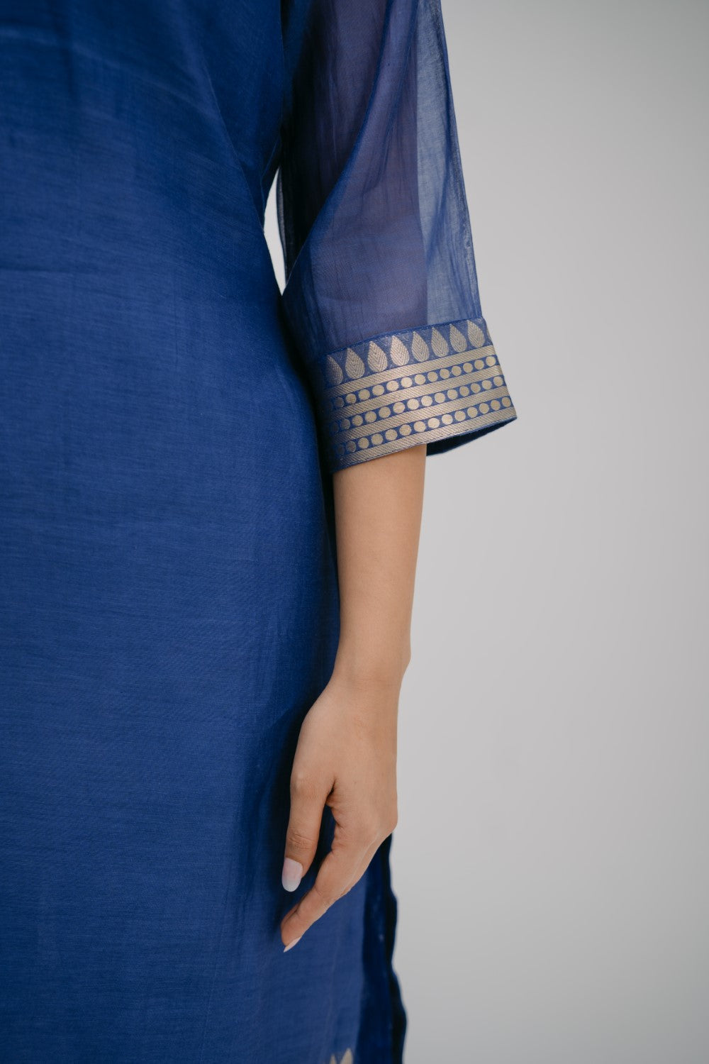 13. Alankar mull brocade kurta set