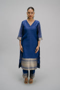 13. Alankar mull brocade kurta set