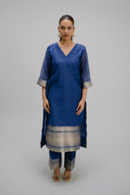 13. Alankar mull brocade kurta set