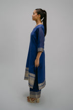13. Alankar mull brocade kurta set