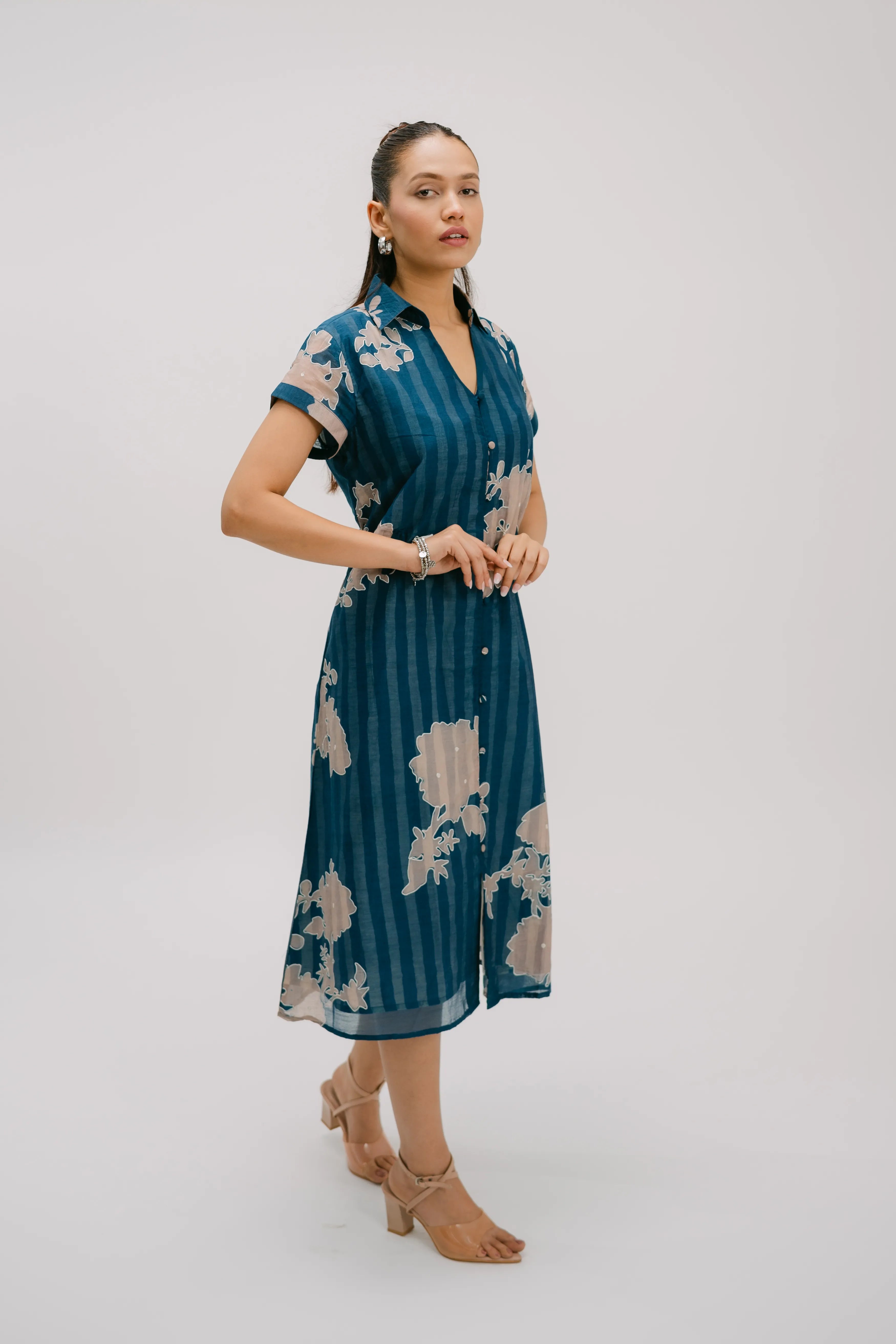 Alankar Collar Shirt Dress