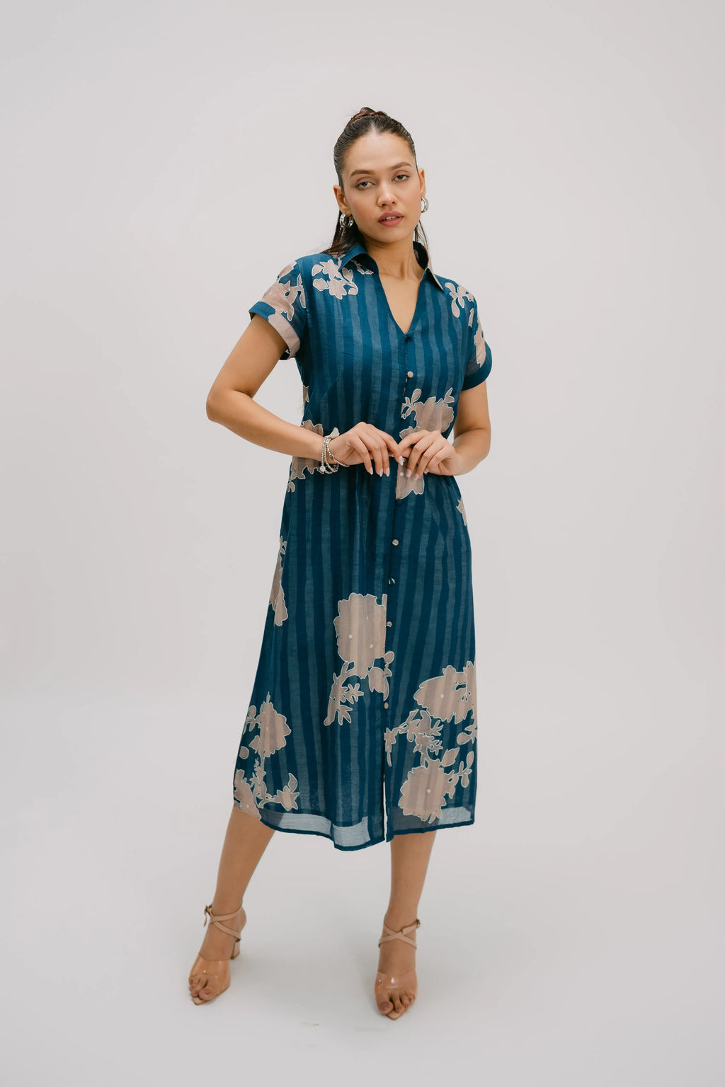 Alankar Collar Shirt Dress