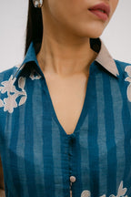 9. Alankar  collar shirt dress