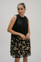 21. Bidri Applique halter dress