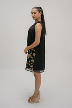 21. Bidri Applique halter dress