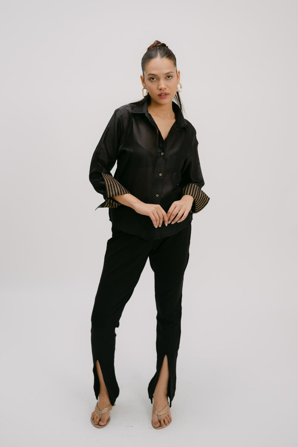 29. Bidri Chanderi Embelillished shirt