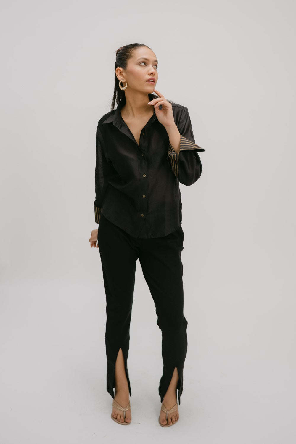 29. Bidri Chanderi Embelillished shirt