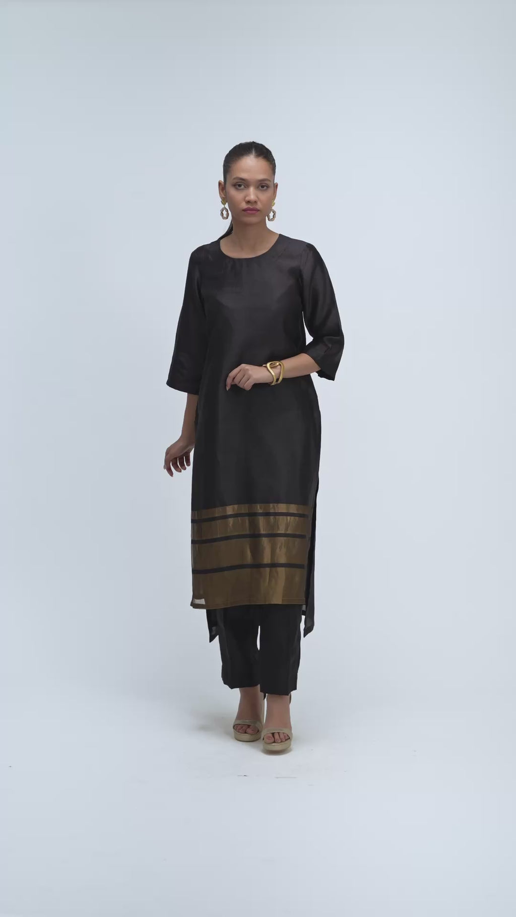 black high low kurta Videos