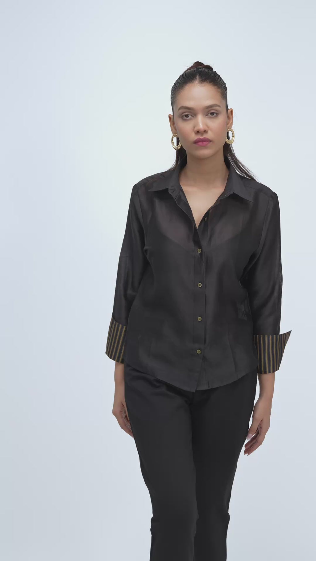 29. Bidri Chanderi Embelillished shirt